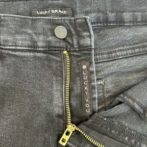 LUCKY BRAND MENS BLACK JEANS 34/30 110 SLIM